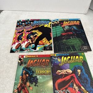 The JAGUAR Impact Comics #5,5, 7,7, 8, 11. 6 Issue Lot Great Condition